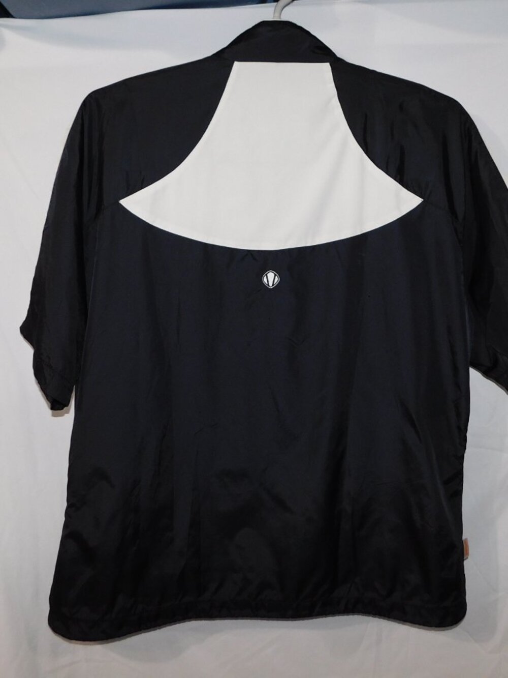 Sunice Sunita Golf Windshirt Jacket Black White Womens 2XL Full zip Short Sleeve - Picture 12 of 12